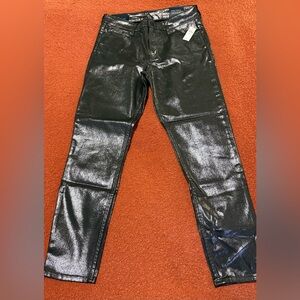 NWT - Gap High Rise Metallic Navy Stretch Jeans